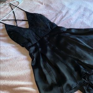 Black dressy romper